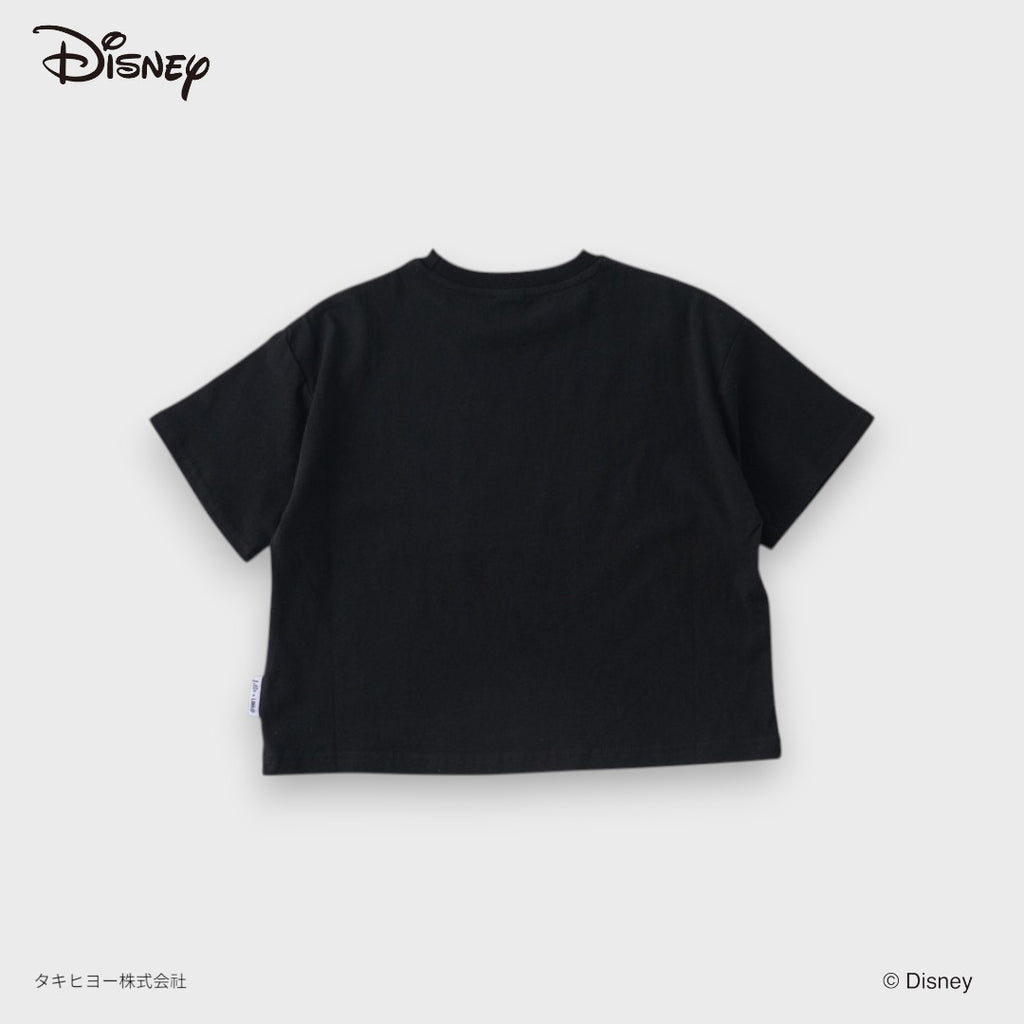 DISNEY LADY AND THE TRAMP T-SHIRT – BLACK CLASSIC CHARACTER GRAPHIC KIDS TEE (110CM-130CM)