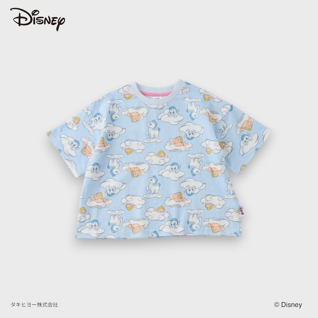 DISNEY PEGASUS T-SHIRT – SKY BLUE ALL-OVER PRINT KIDS TEE (90CM-100CM)