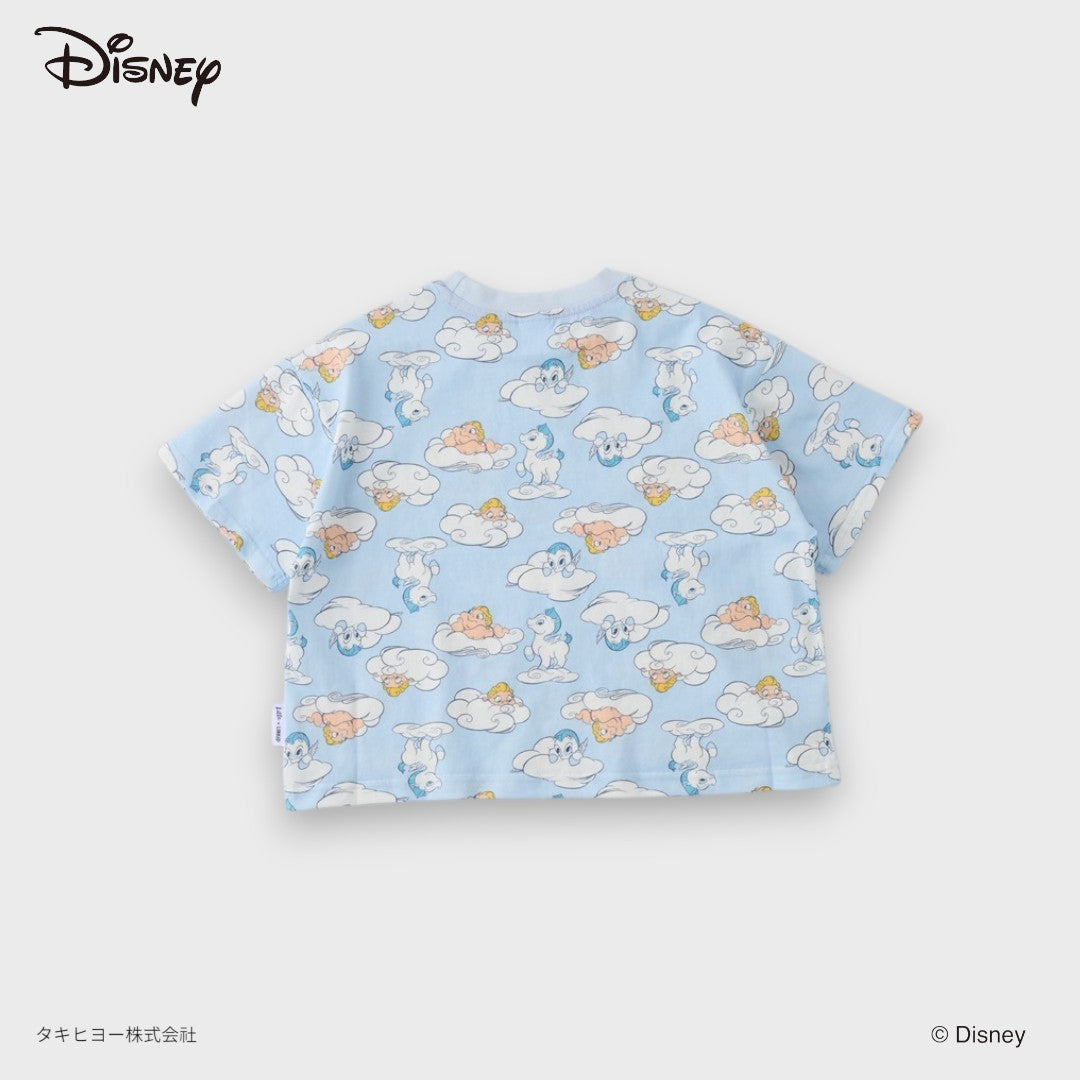 DISNEY PEGASUS T-SHIRT – SKY BLUE ALL-OVER PRINT KIDS TEE (110CM-130CM)