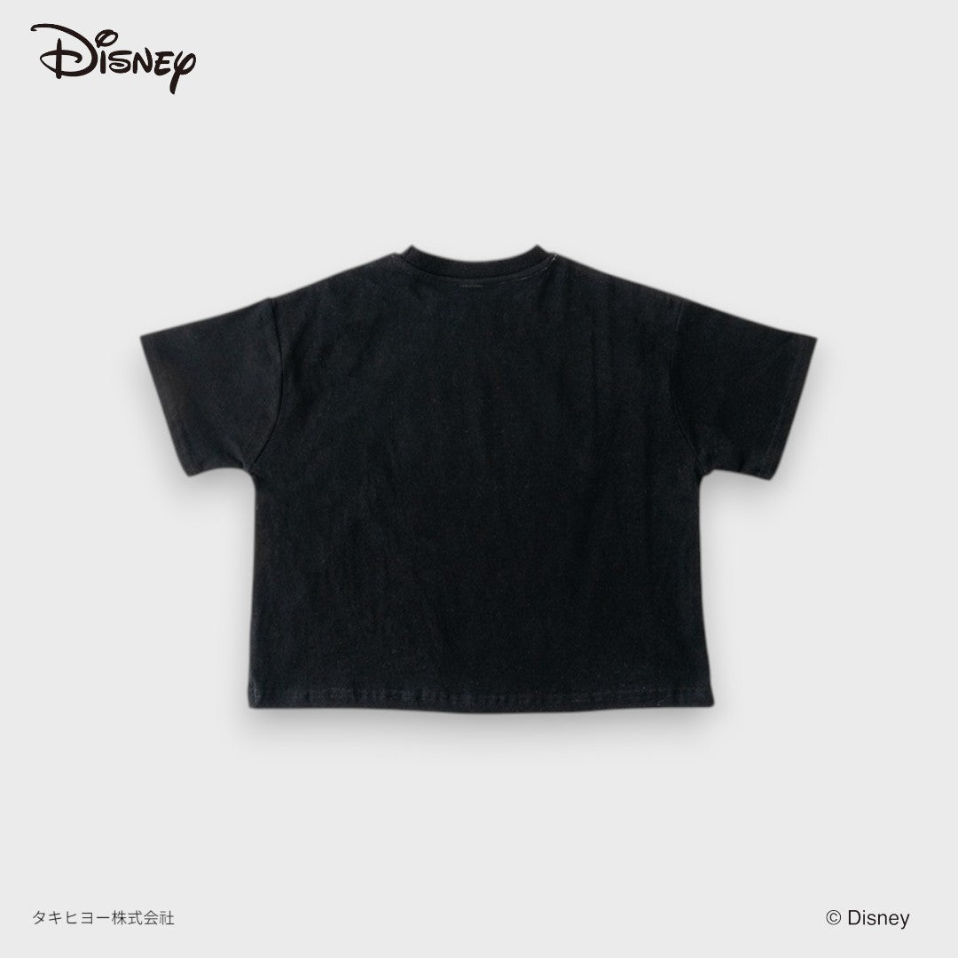 DISNEY BLACK T-SHIRT – PRINCESS DREAMS GRAPHIC TEE FOR KIDS (90CM-100CM)