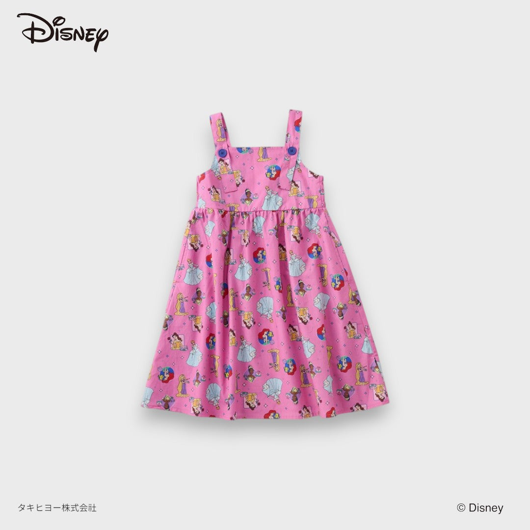 DISNEY PRINCESS DRESS – PINK/LAVENDER ALL-OVER PRINT KIDS DRESS (110CM-130CM)