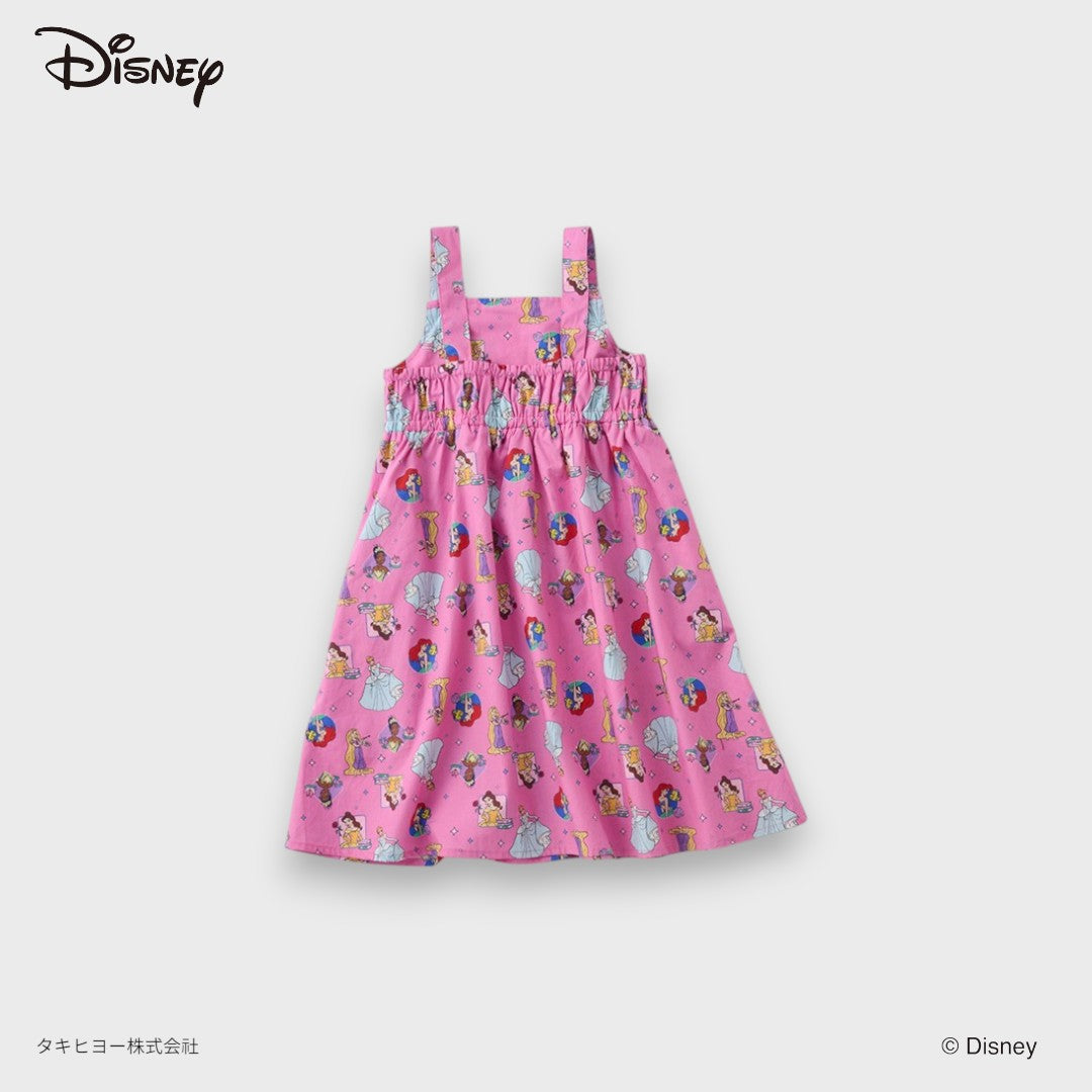 DISNEY PRINCESS DRESS – PINK/LAVENDER ALL-OVER PRINT KIDS DRESS (110CM-130CM)