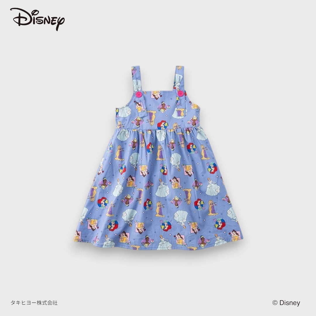 DISNEY PRINCESS DRESS – PINK/LAVENDER ALL-OVER PRINT KIDS DRESS (110CM-130CM)