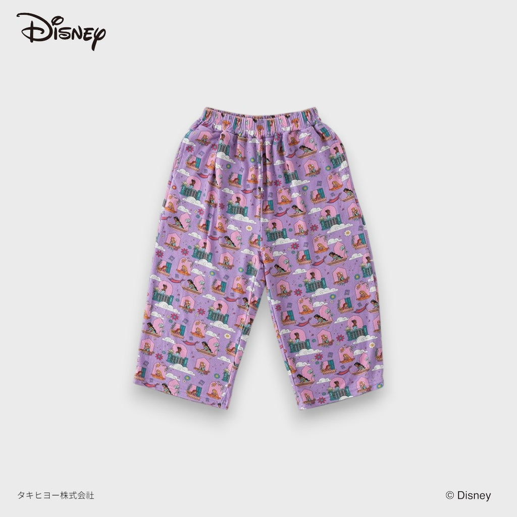 DISNEY PRINCESS PANTS – MINT/LILAC ALL-OVER PRINT KIDS PANTS (110CM-130CM)