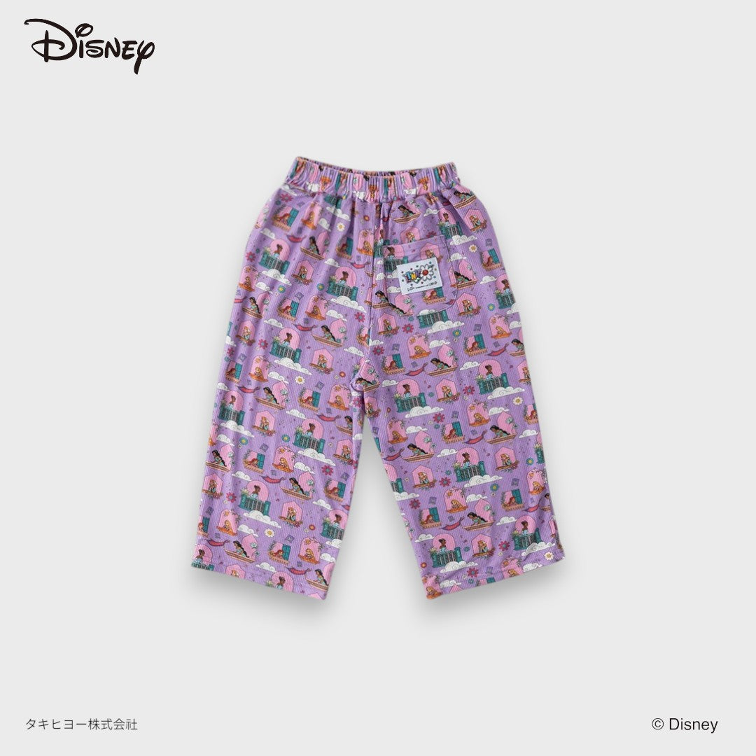 DISNEY PRINCESS PANTS – MINT/LILAC ALL-OVER PRINT KIDS PANTS (110CM-130CM)