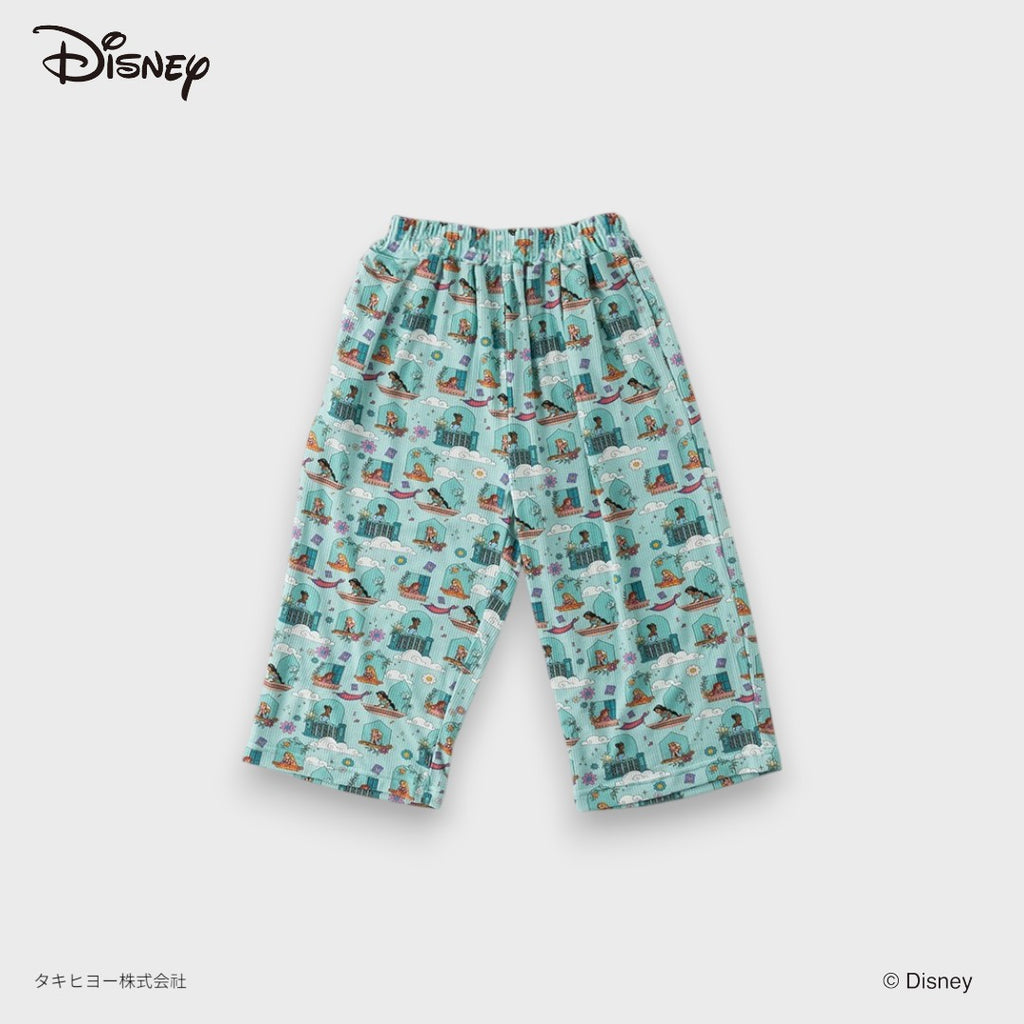 DISNEY PRINCESS PANTS – MINT/LILAC ALL-OVER PRINT KIDS PANTS (110CM-130CM)