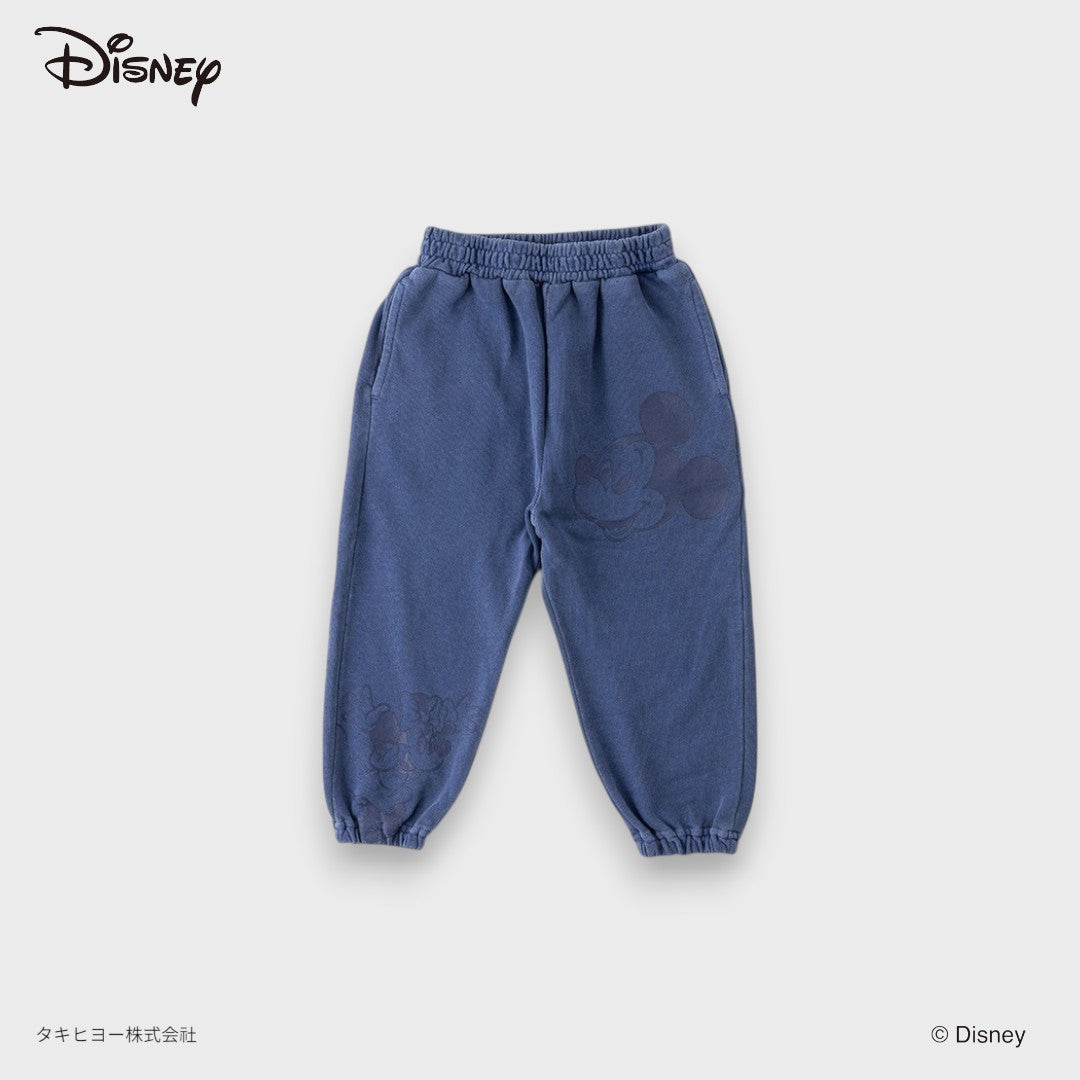 DISNEY MICKEY & MINNIE JOGGER PANTS – CHARCOAL/PURPLE CHARACTER PRINT KIDS PANTS (110CM-130CM)