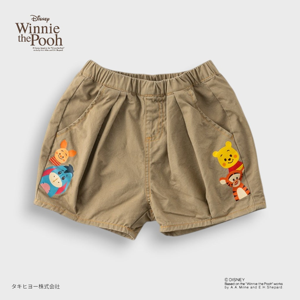 Kids (Size 90-100) กางเกงขาสั้นเด็ก Disney Winnie the Pooh – พูห์และผองเพื่อน พร้อมเติมความสุขทุกก้าว!