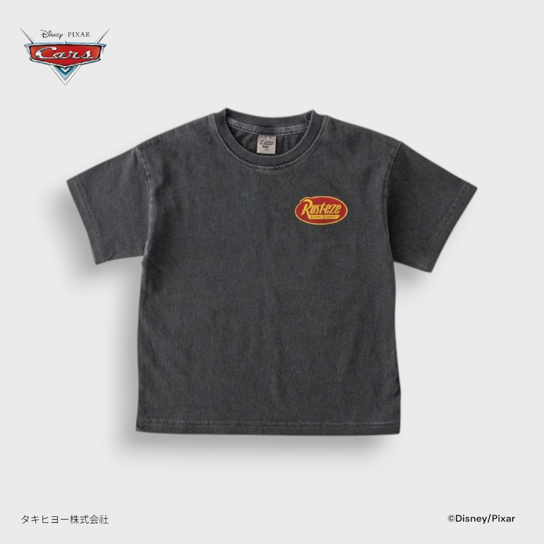 Kids (Size 110-130) Disney Pixar Cars T-shirt – Vintage Washed Rust-eze