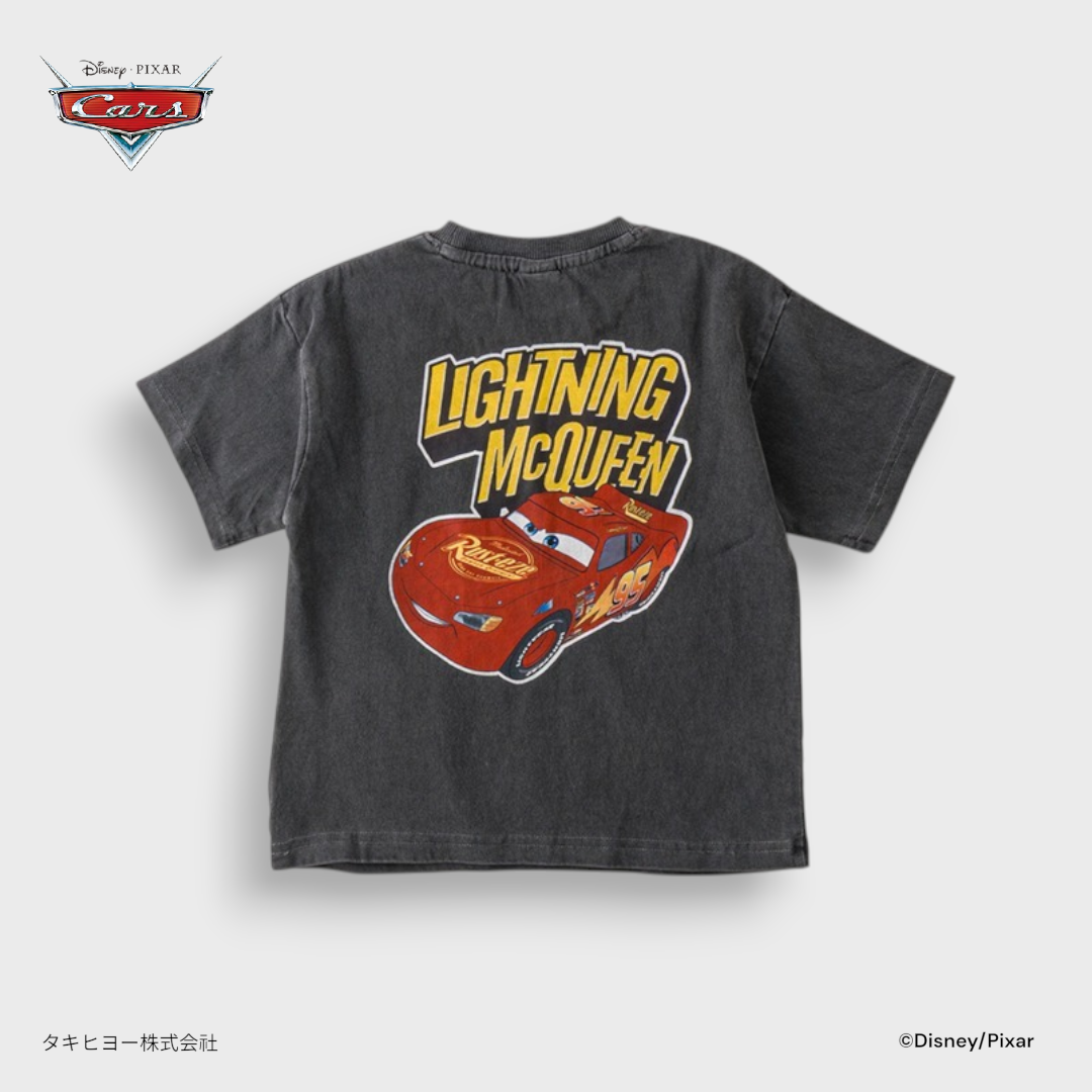 Kids (Size 110-130) Disney Pixar Cars T-shirt – Vintage Washed Rust-eze