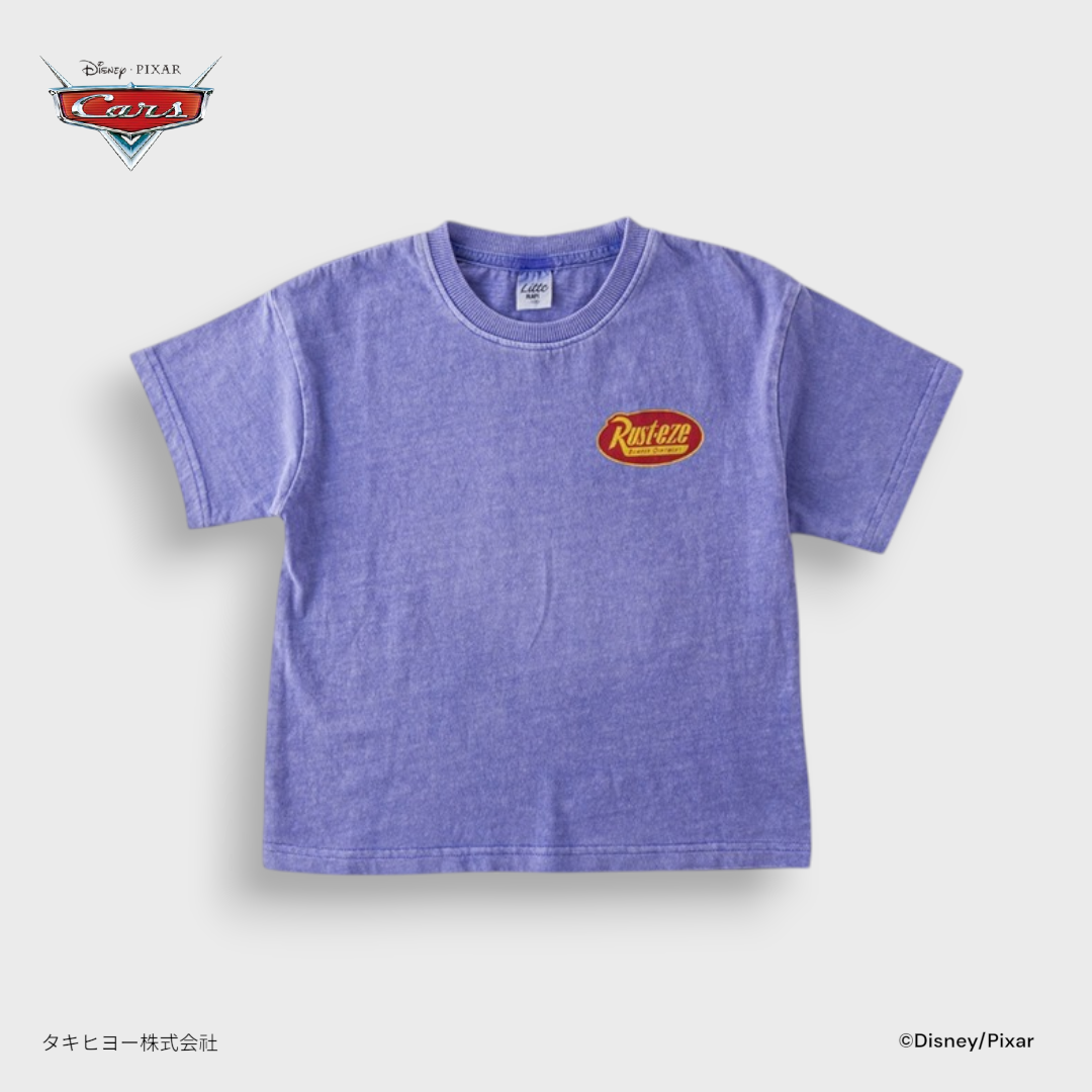 Kids (Size 110-130) Disney Pixar Cars T-shirt – Vintage Washed Rust-eze