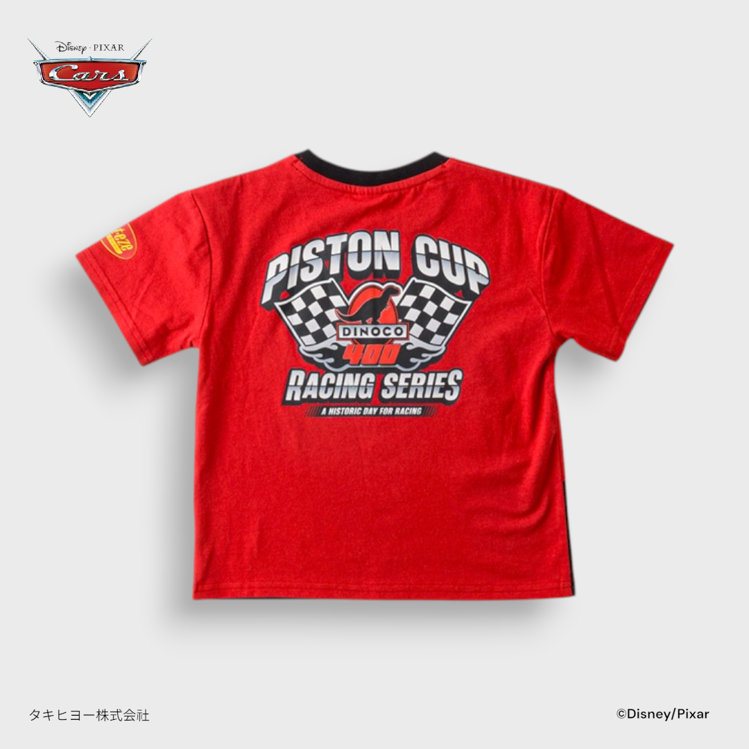 Kids (Size 110-130) Disney Pixar Cars T-shirt – Lightning MCQueen 95 Racing