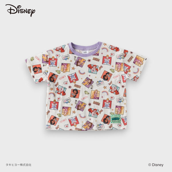 DISNEY PRINCESS ALL-OVER POP GRAPHIC T-SHIRT (110～130CM)