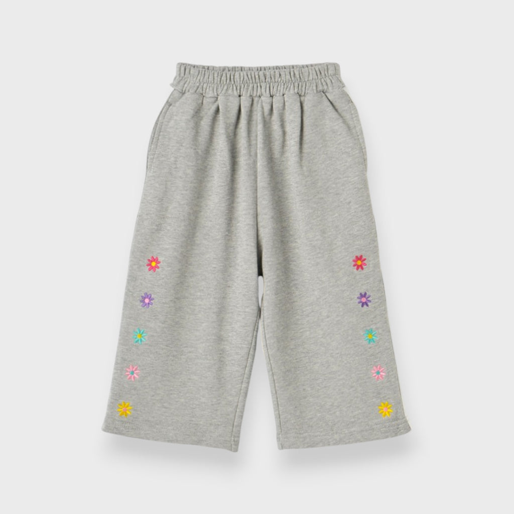 AT FLOWER EMBROIDERED PANTS (110CM-130CM)