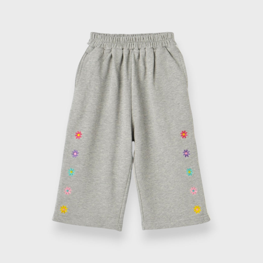 AT FLOWER EMBROIDERED PANTS (110CM-130CM)
