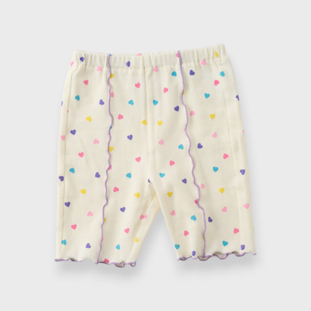 AT HEART PRINT SHORTS (110CM-130CM)