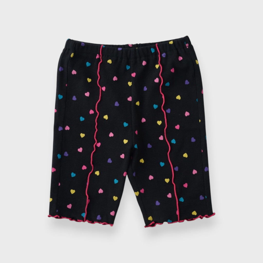 AT HEART PRINT SHORTS (90CM-100CM)