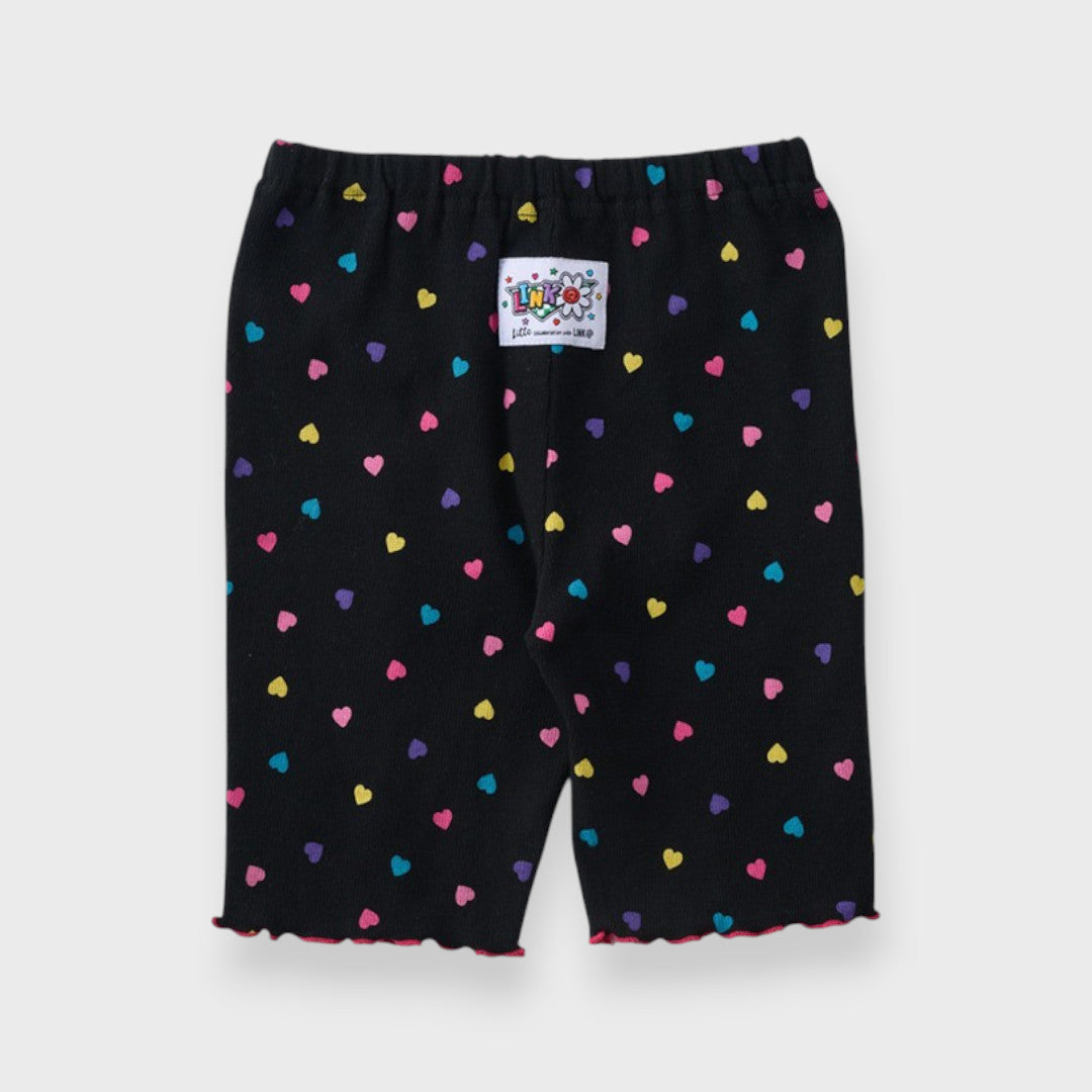 AT HEART PRINT SHORTS (90CM-100CM)