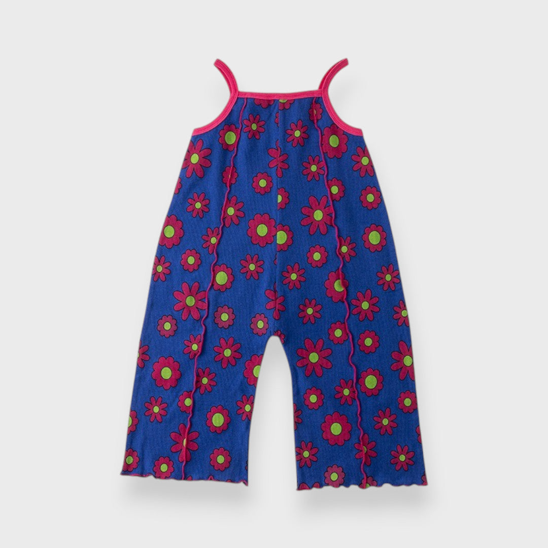 FLORAL PRINT CAMISOLE JUMPSUIT (110CM-130CM)