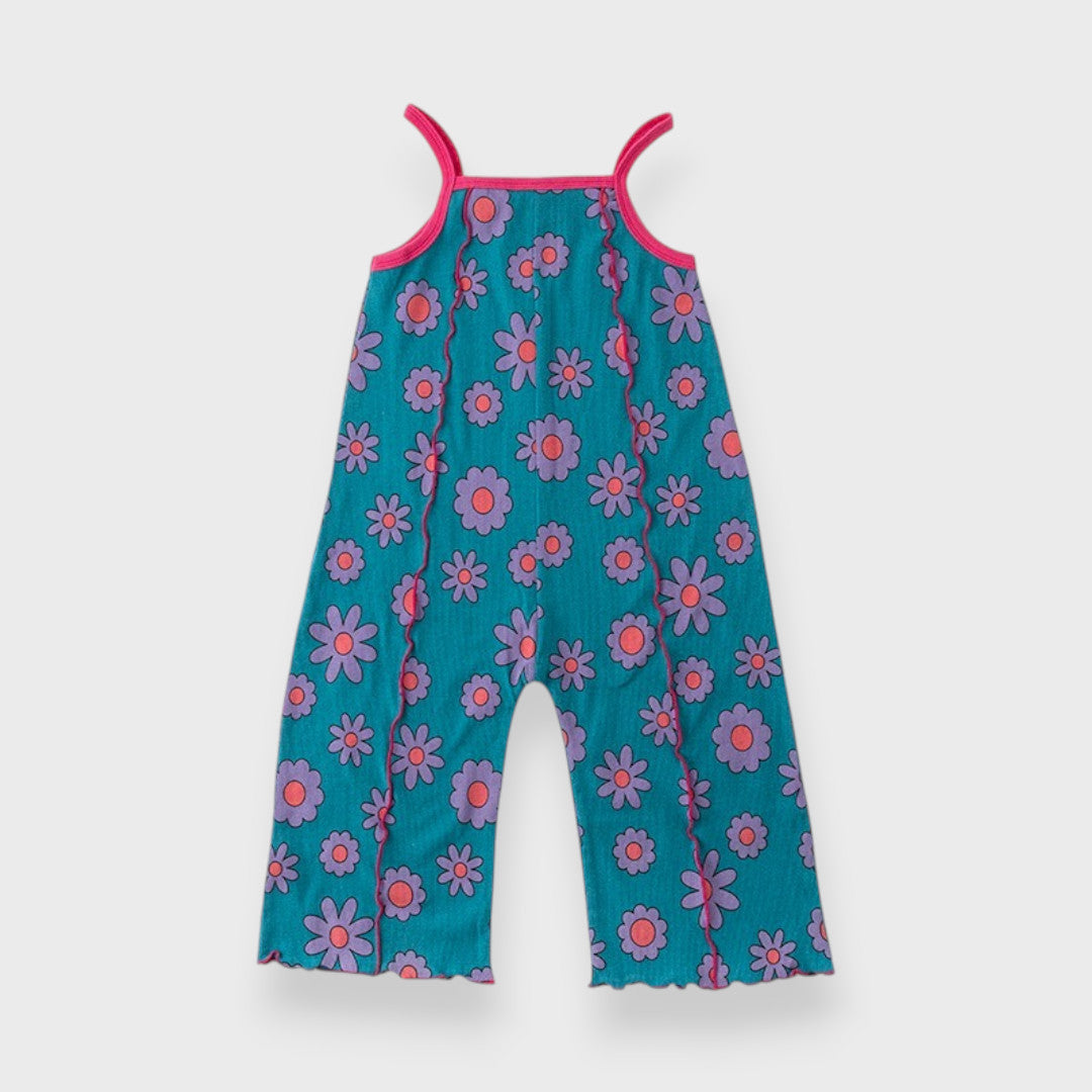 FLORAL PRINT CAMISOLE JUMPSUIT (110CM-130CM)
