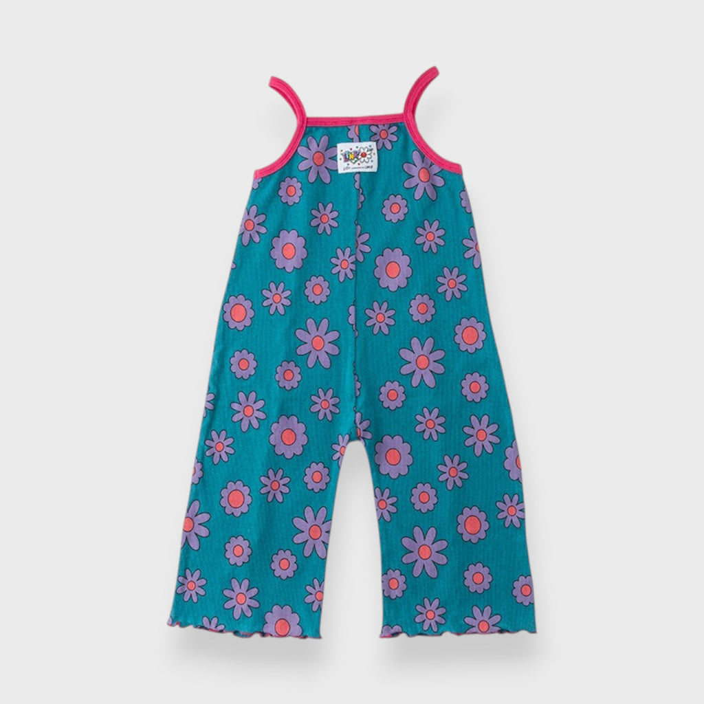 FLORAL PRINT CAMISOLE JUMPSUIT (90CM-100CM)