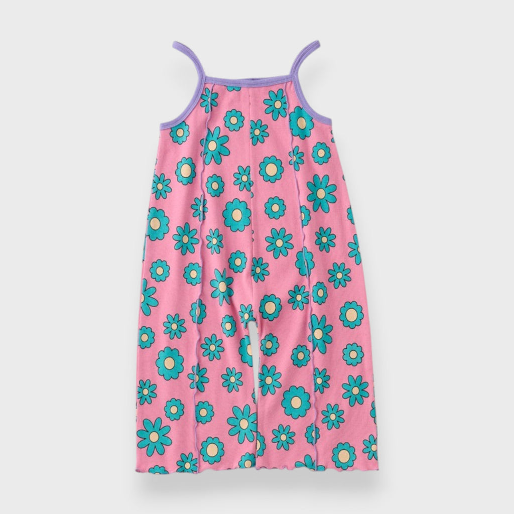 FLORAL PRINT CAMISOLE JUMPSUIT (110CM-130CM)
