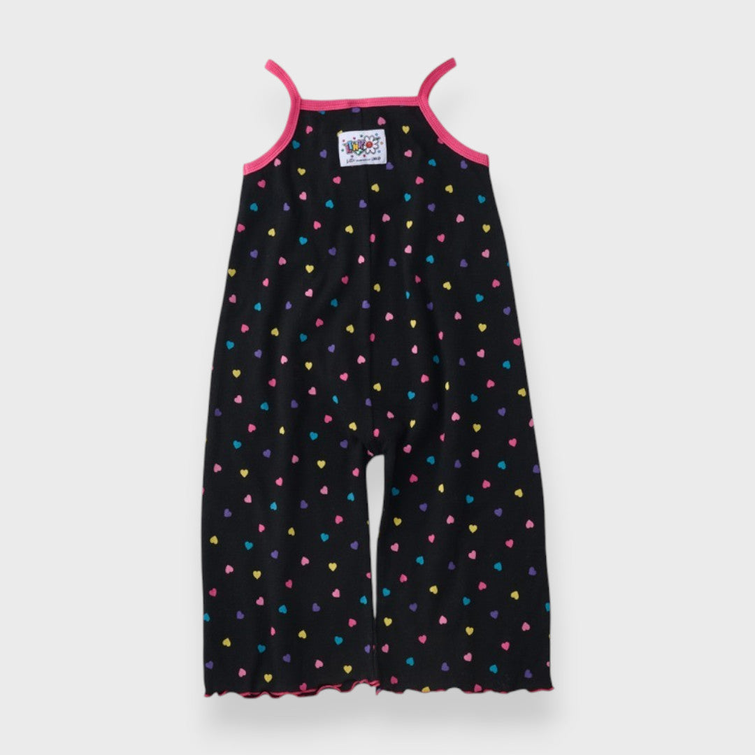 AT HEART PRINT CAMISOLE JUMPSUIT (90CM-100CM)