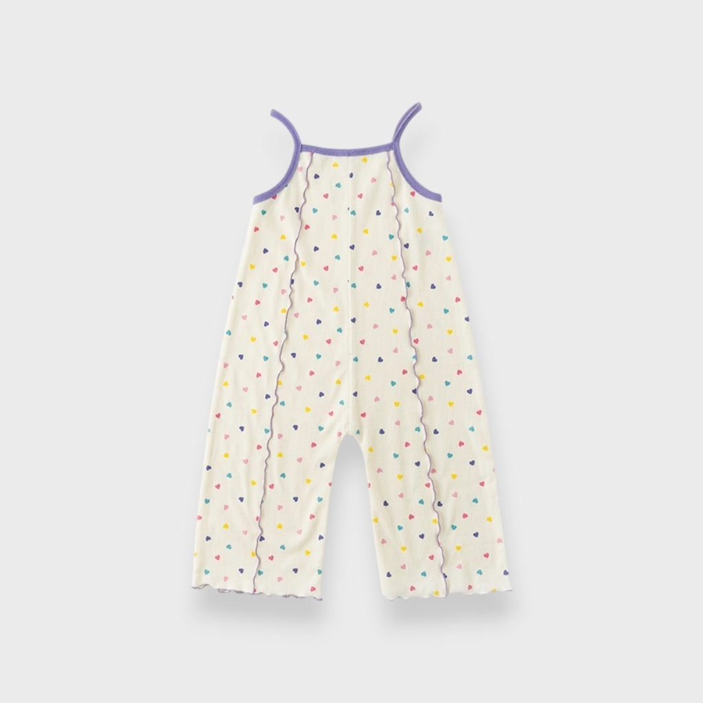 AT HEART PRINT CAMISOLE JUMPSUIT (110CM-130CM)