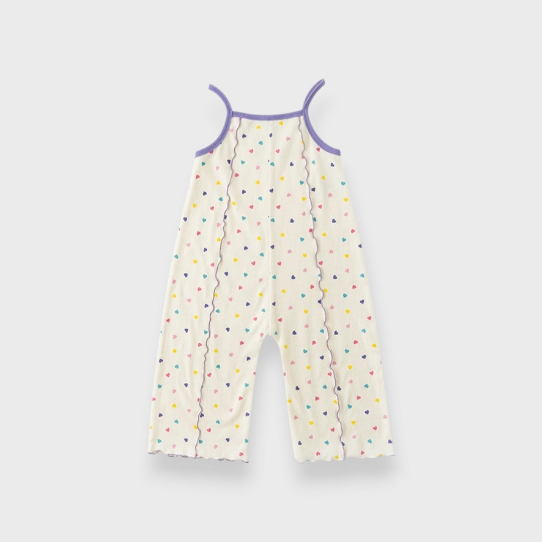 AT HEART PRINT CAMISOLE JUMPSUIT (110CM-130CM)