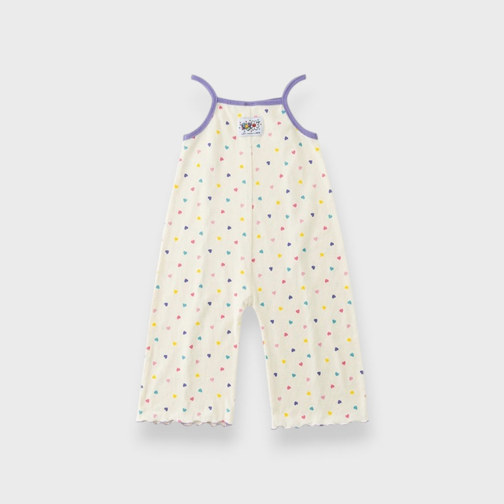 AT HEART PRINT CAMISOLE JUMPSUIT (110CM-130CM)