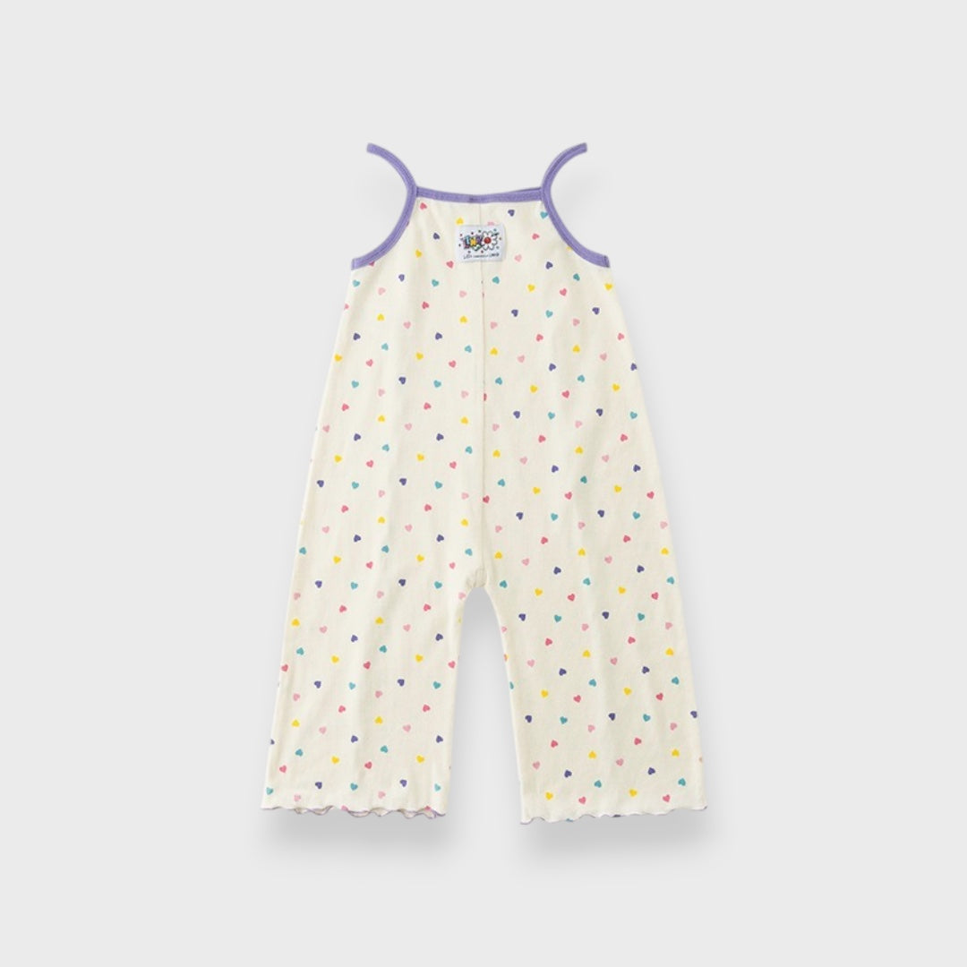 AT HEART PRINT CAMISOLE JUMPSUIT (110CM-130CM)