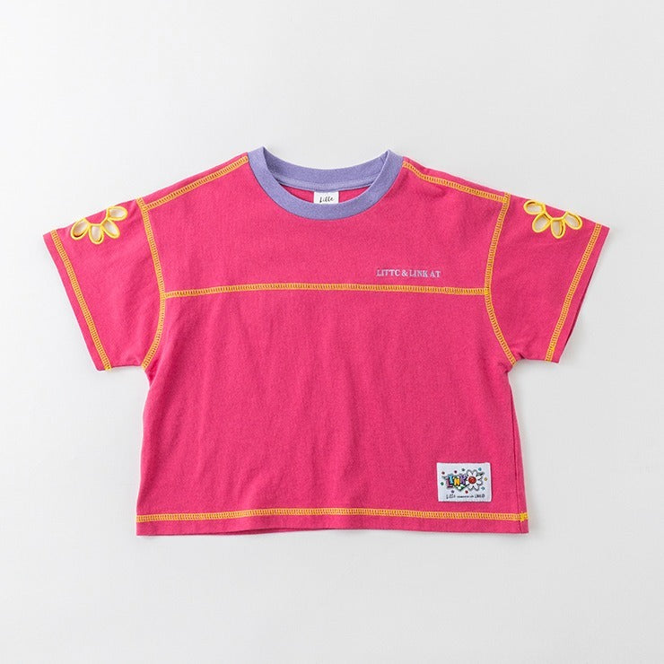 AT FLOWER EMBROIDERED T-SHIRT (90CM-100CM)