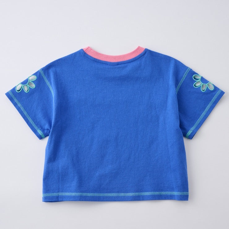 AT FLOWER EMBROIDERED T-SHIRT (90CM-100CM)