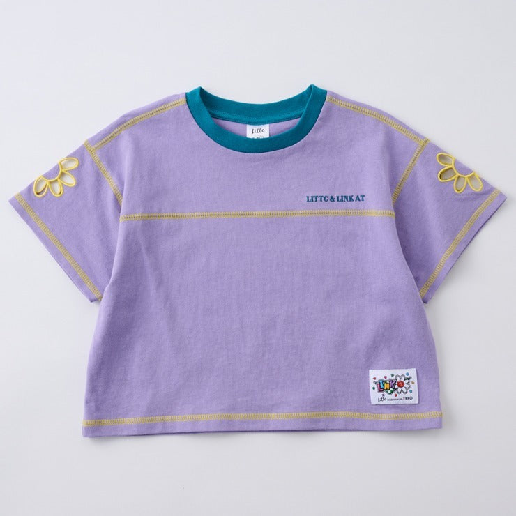 AT FLOWER EMBROIDERED T-SHIRT (90CM-100CM)