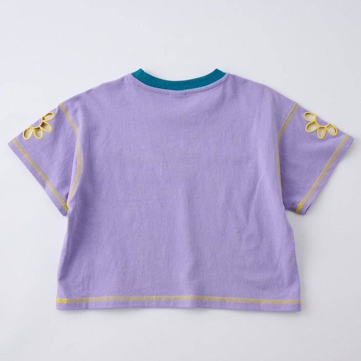 AT FLOWER EMBROIDERED T-SHIRT (90CM-100CM)