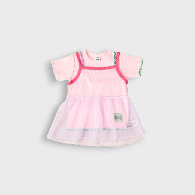 BIT'Z TULLE LAYERED T-SHIRT