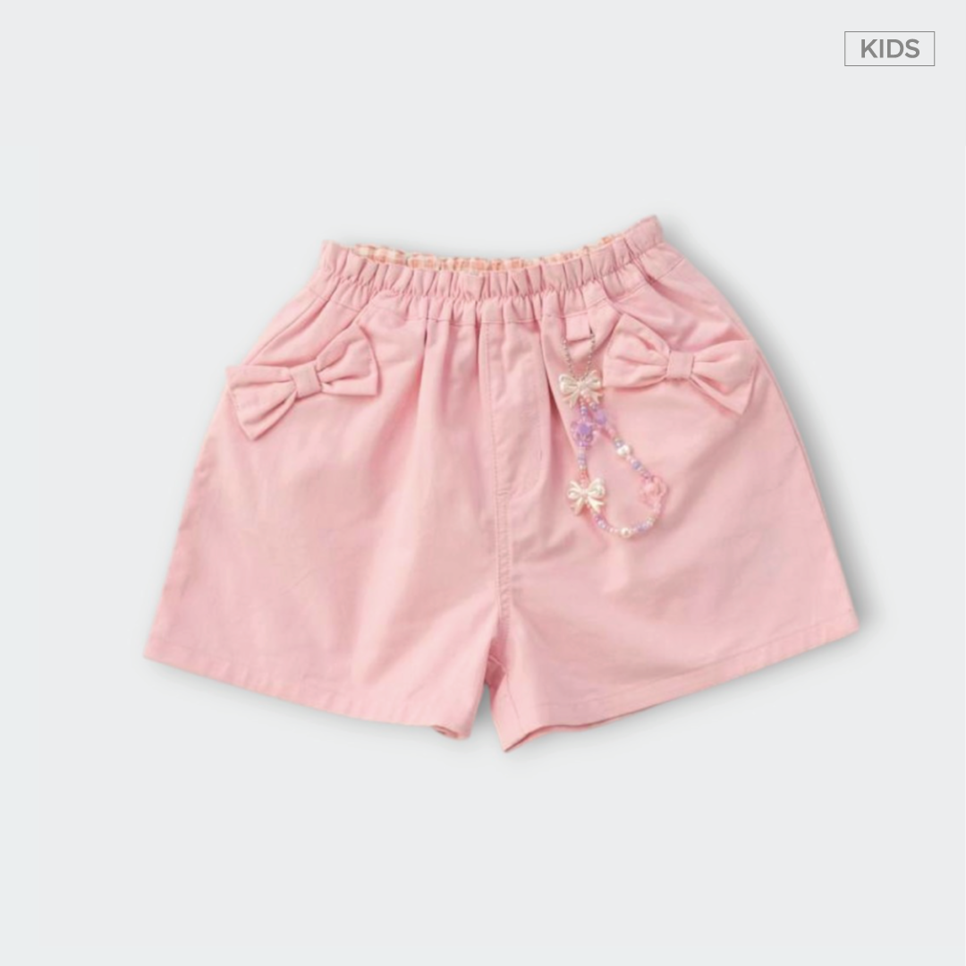 Kids กางเกงเด็กสีชมพู Pinky Heart Sparkle สดใสน่ารัก