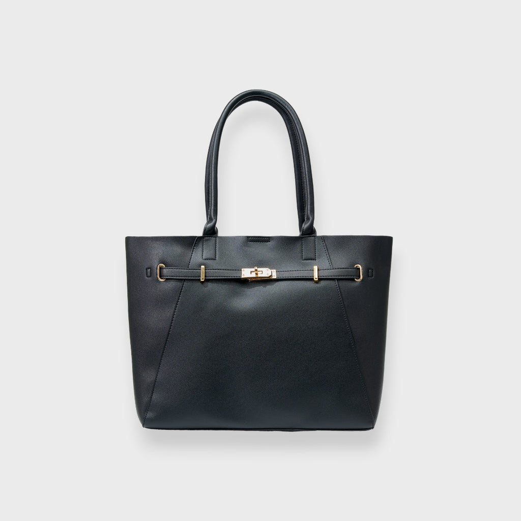 WOMEN’S BELT DETAIL TOTE BAG