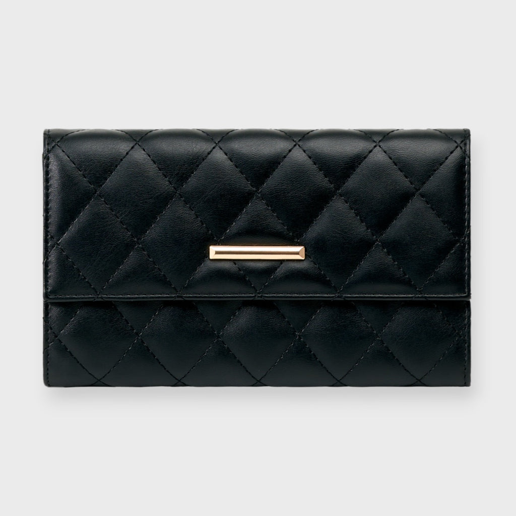 WOMEN’S QUILTED CHAIN WALLET SHOULDER BAG