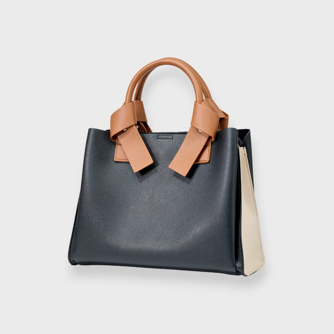 LADIES RIBBON HANDLE 2WAY TOTE BAG