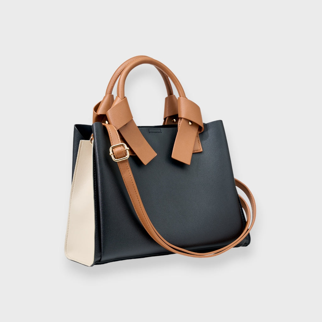 LADIES RIBBON HANDLE 2WAY TOTE BAG