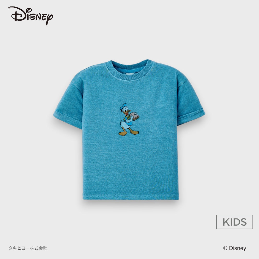 Kids (Size 90-100) เสื้อยืดเด็ก Donald Duck ลาย Mickey & Friends Happy Picnic