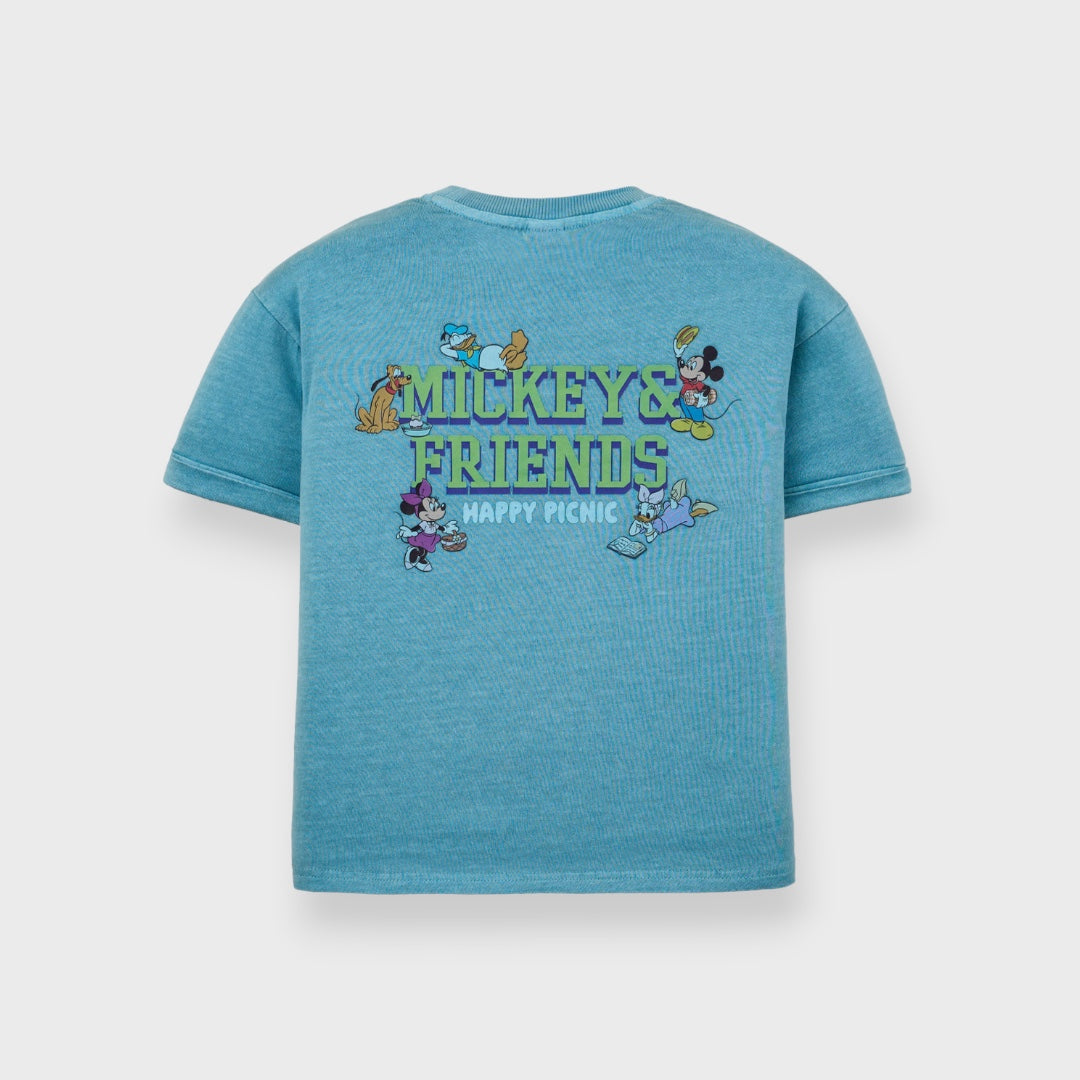 DISNEY Kids (110-130) Donald Duck T-Shirt – Mickey & Friends Happy Picnic