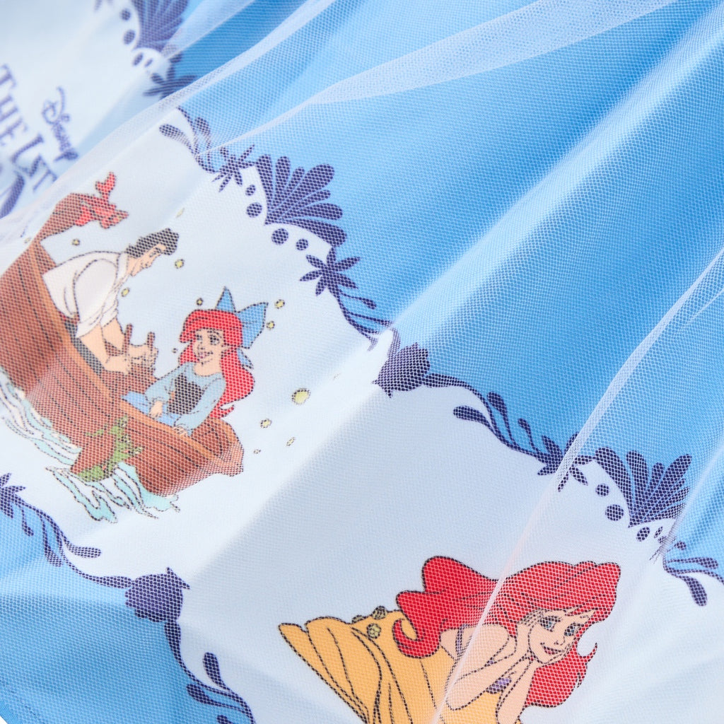KIDS (SIZE 90-100) DISNEY THE LITTLE MERMAID DRESS LIGHT BLUE