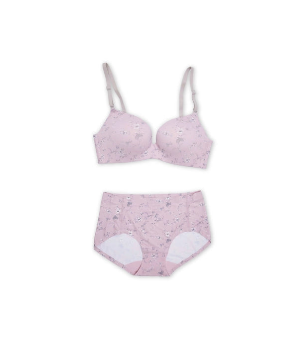 Sweet Blossom Ladies Brassiere – Soft Pink Floral Bra for Comfort & Charm 🌸💖 - SKU S187900000015001001 - Image 2