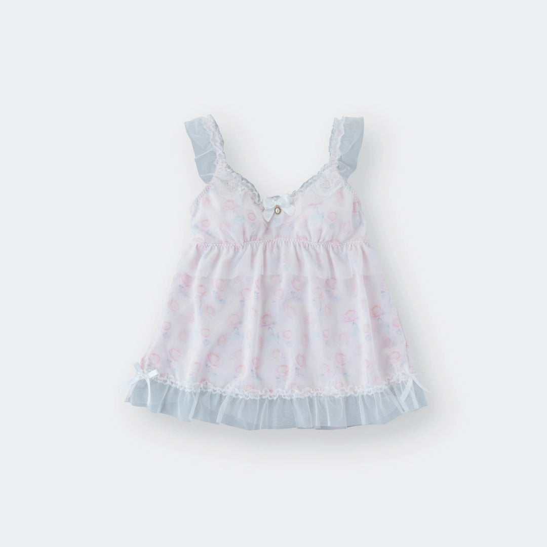 Soft Floral Babydoll Camisole – Bloom & Glow Edition - SKU S187900000040001001 - Image 2