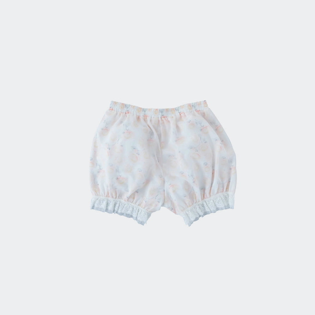Bloomers Peach Blossom Frilly – Bloomers with peach blossom pattern and fluffy lace trim - SKU S188100000002001001 - Image 3