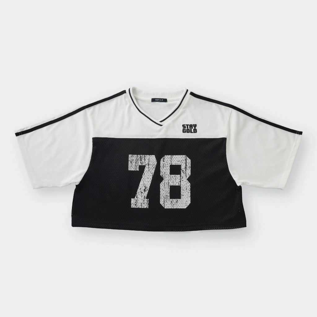 “Stay Gold 78” Women’s Sporty Crop Top |Cool Street Style Shirt for Everyday Vibing - SKU S287500000035001001 - Image 1