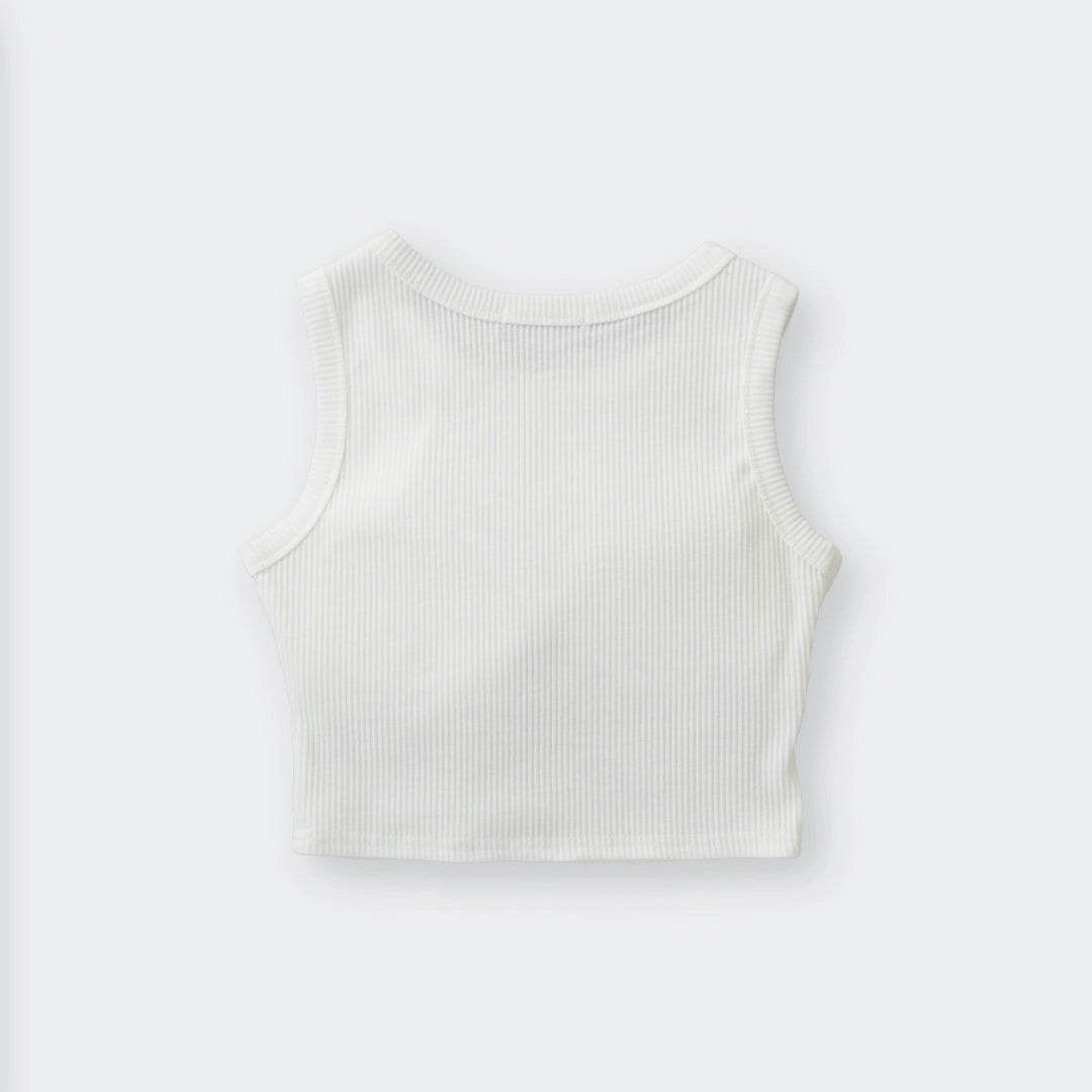 Butterfly Grunge Rib Crop Tank – Cute, Easy, Zero-Drama Essential - SKU S287500000018001001 - Image 2