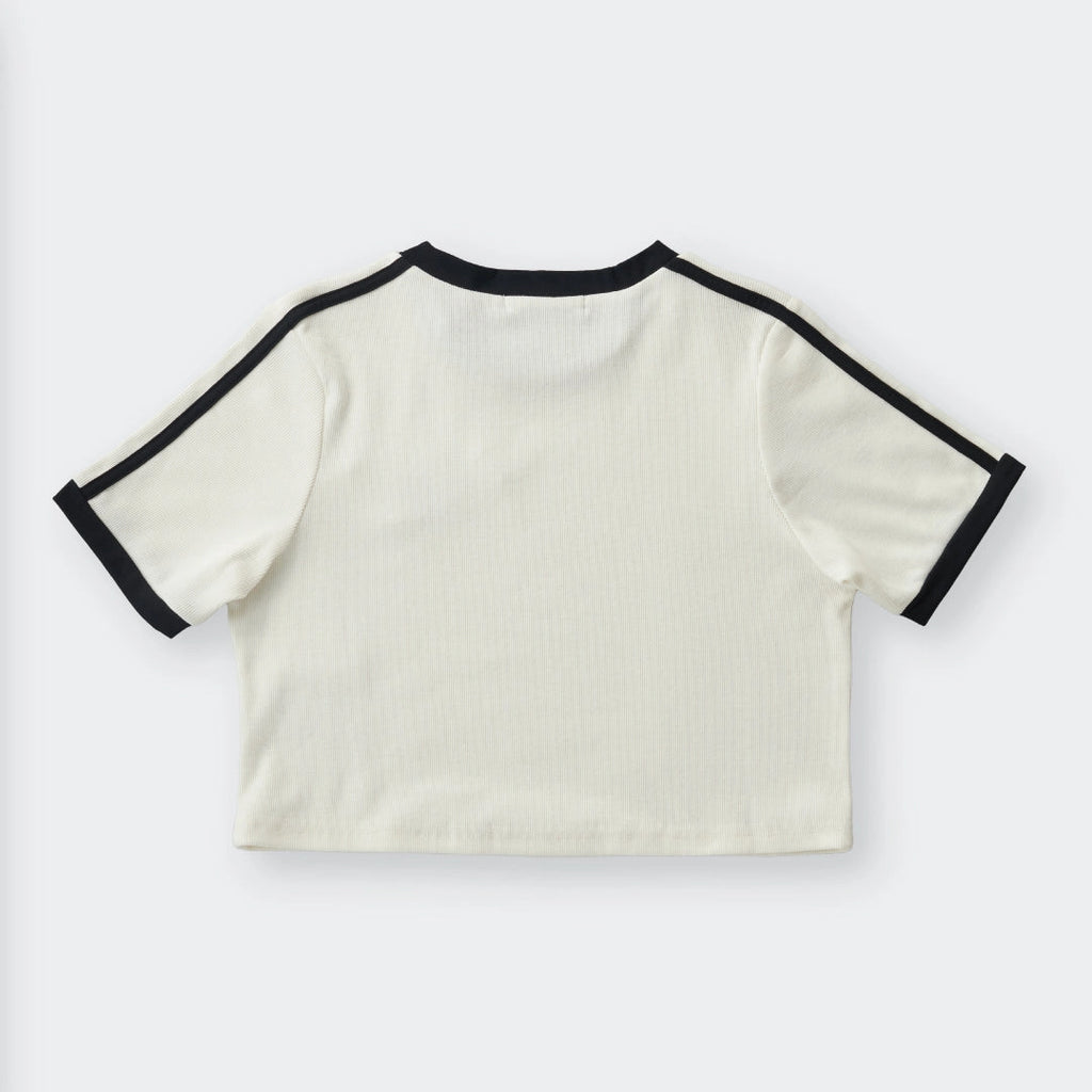 Two-Tone Sporty Crop Top – Easy Match Essential - SKU S287500000048001001 - Image 3